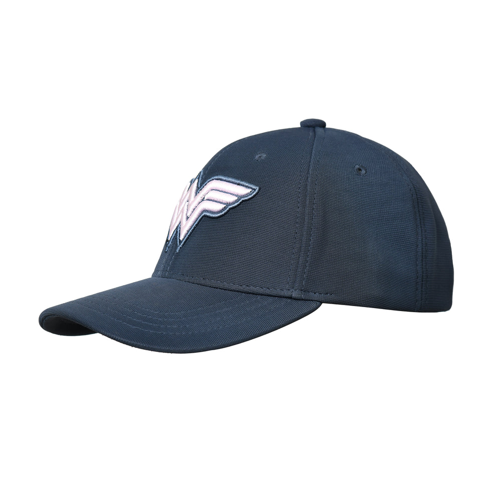 BZ Headwear Wonder Women Logo BaseBall Cap for women In Dark Grey-(Pack of 1/1U)