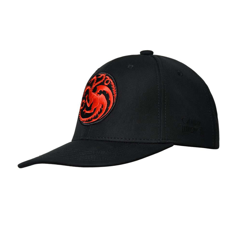 BZ Headwear Game of Thrones  House Targaryen sigil Hip Hop Cap For Men In Black-(Pack of 1/1U)