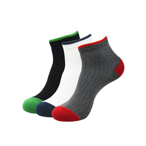 Balenzia High Ankle Socks for Men (Pack of 3 Pairs/1U)- Sports Socks - Balenzia