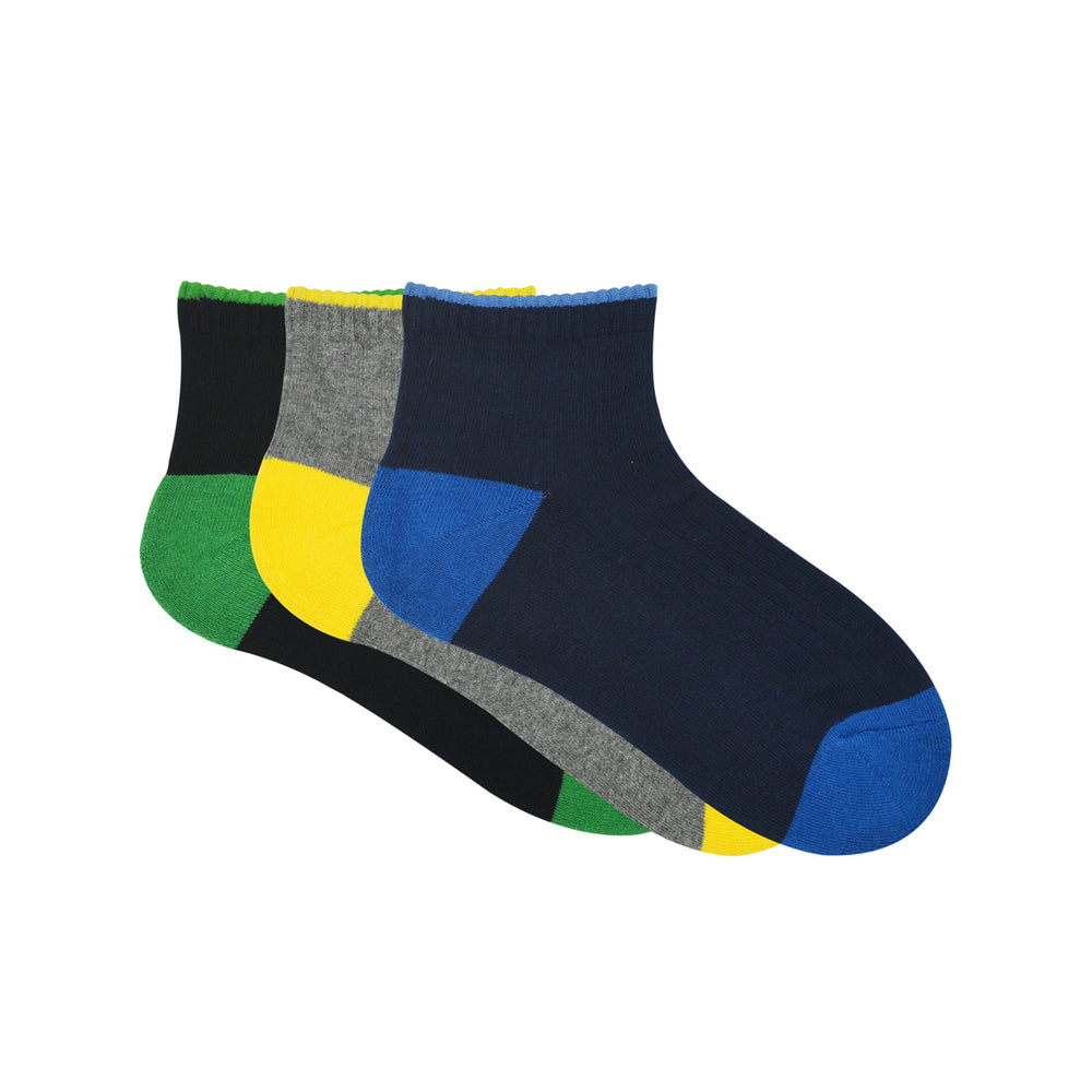Balenzia Ankle Socks for Men (Pack of 3 Pairs/1U)- Sports Socks - Balenzia