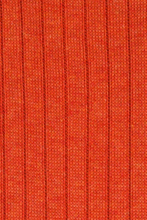 Balenzia Premium Mercerised Crew Rib Socks For Men- (Pack of 1 Pair/1U)(Orange) - Balenzia