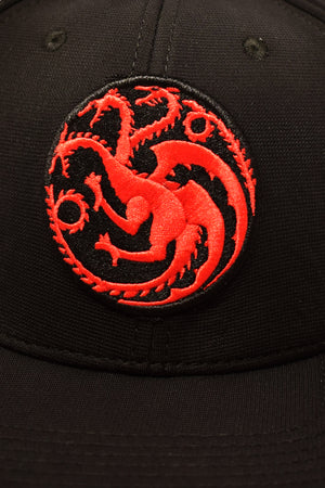 BZ Headwear Game of Thrones House Targaryen sigil Hip Hop Cap For Men In Black-(Pack of 1/1U) - Balenzia