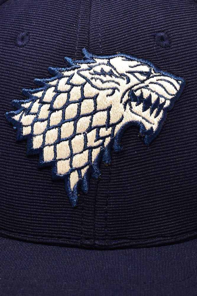 
            
                Load image into Gallery viewer, BZ Headwear Game of Thrones House of Stark sigil Hip Hop Cap for Men In Navy Blue-(Pack of 1/1U) - Balenzia
            
        