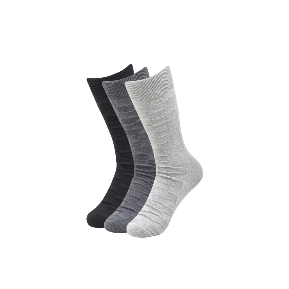 Balenzia Men's Cotton Crew Socks-(Pack of 3 Pairs/1U) - Balenzia