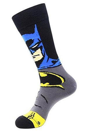 Justice League Gift Pack for Men-Superman, Batman, Flash -Crew Socks(Pack of 3 Pairs/1U) - Balenzia