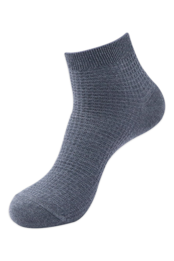 
            
                Load image into Gallery viewer, Balenzia Men&amp;#39;s Cotton Ankle Socks-(Pack of 3 Pairs/1U)-(Black,L.Grey,D.Grey) - Balenzia
            
        