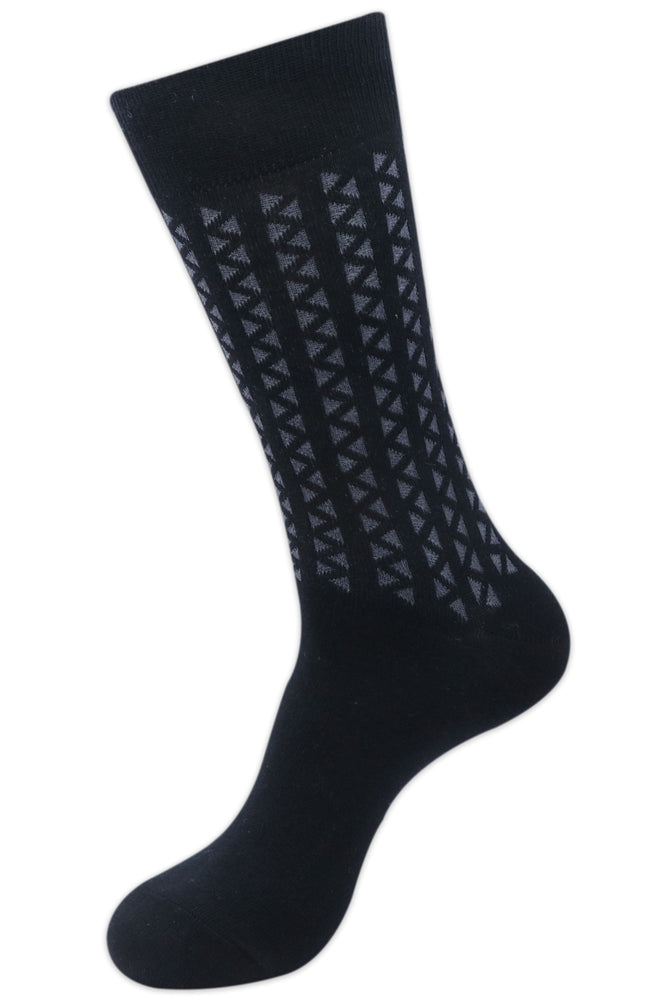 Balenzia Men's Cotton Crew/ Calf length socks-(Pack of 3 Pairs/1U) (Black,White,Navy) - Balenzia