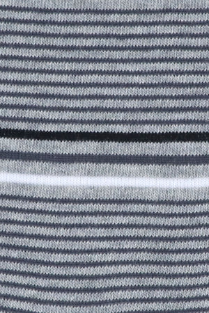 Balenzia Men's Striped Cotton Crew length Socks-(Pack of 3 Pairs/1U)-(Black,L.Grey,D.Grey) - Balenzia