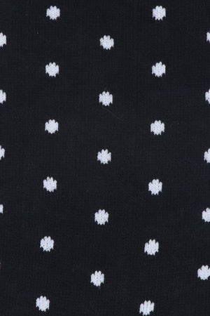 Balenzia Men's Polka Pattern Cotton Calf length socks- (Pack of 3 Pairs/1U)( Black,Beige,Navy) - Balenzia