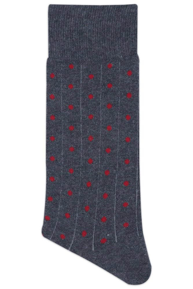 
            
                Load image into Gallery viewer, Balenzia Men&amp;#39;s Polka Pattern Cotton Calf length socks- (Pack of 3 Pairs/1U) (Black,L.Grey,D.Grey) - Balenzia
            
        