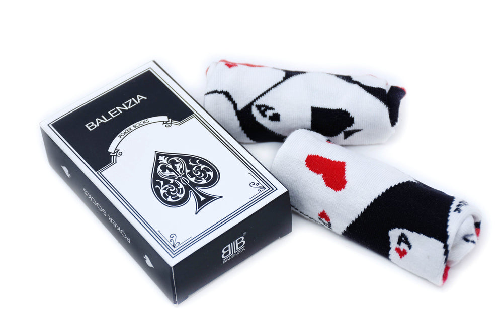 Balenzia Special Edition Poker Loafer Socks for Men (Pack of 1 Pair/1U) - Balenzia