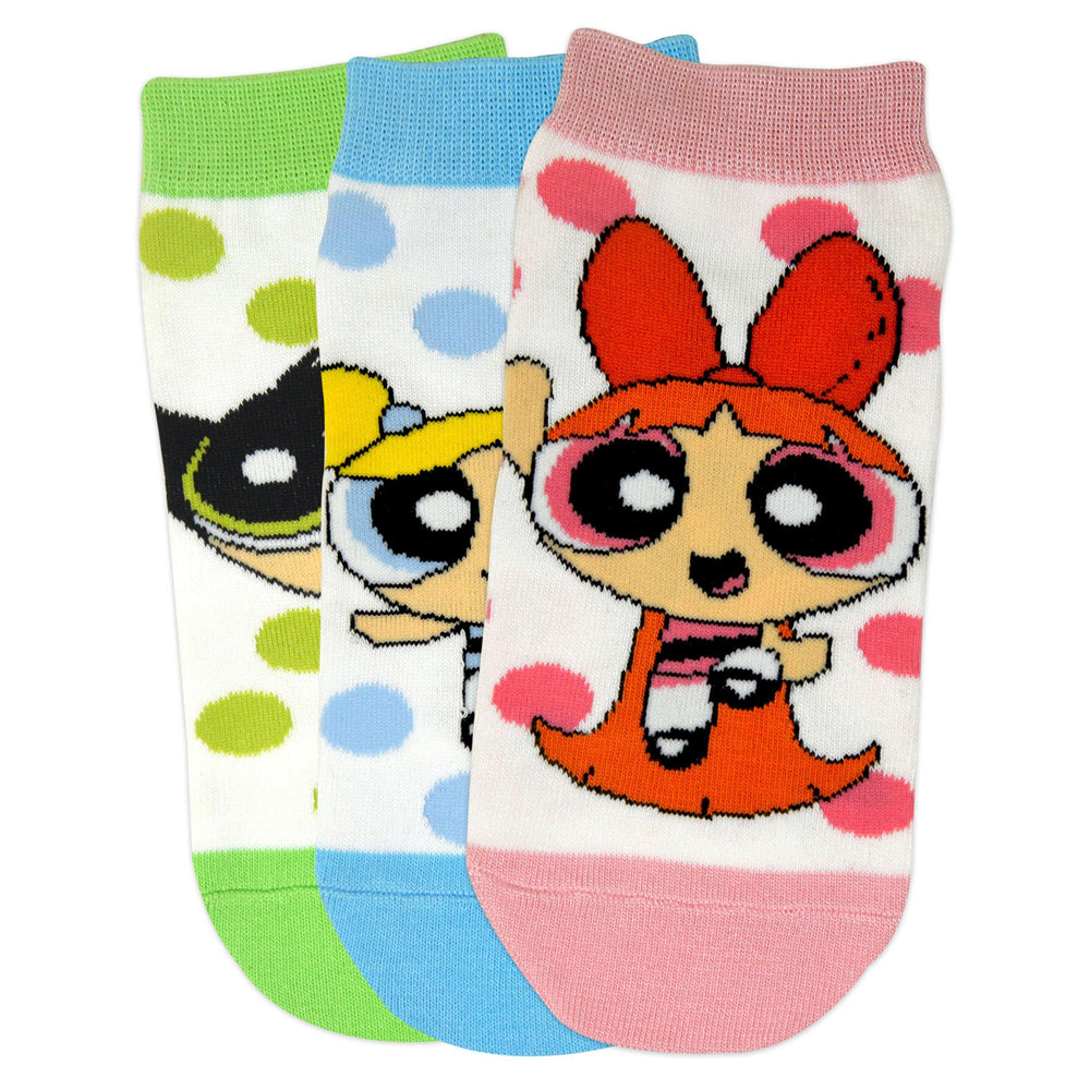 
            
                Load image into Gallery viewer, Powerpuff Girls Gift Pack for Kids -Lowcut Socks(7-9 YEARS)(Pack of 3 Pairs/1U) - Balenzia
            
        