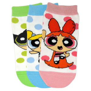 
            
                Load image into Gallery viewer, Powerpuff Girls Gift Pack for Kids -Lowcut Socks(7-9 YEARS)(Pack of 3 Pairs/1U) - Balenzia
            
        