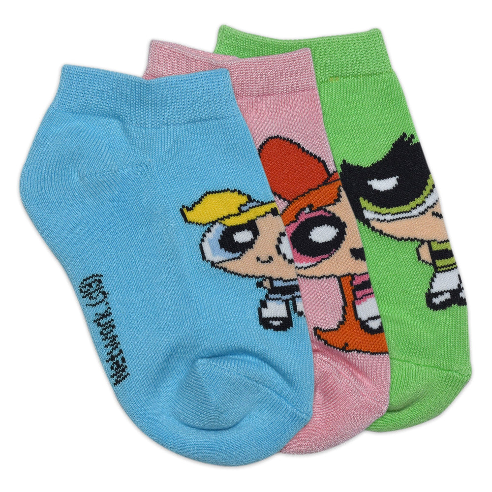 Powerpuff Girls Gift Pack for Kids -Lowcut Socks(4-6 YEARS)(Pack of 3 Pairs/1U) - Balenzia