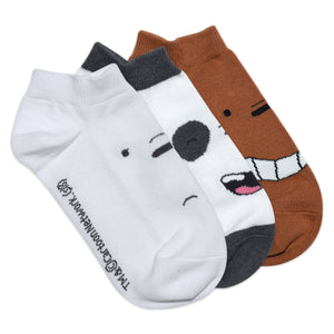 
            
                Load image into Gallery viewer, We Bare Bear Gift Pack for Kids-Lowcut Socks(Pack of 3 Pairs/1U) - Balenzia
            
        