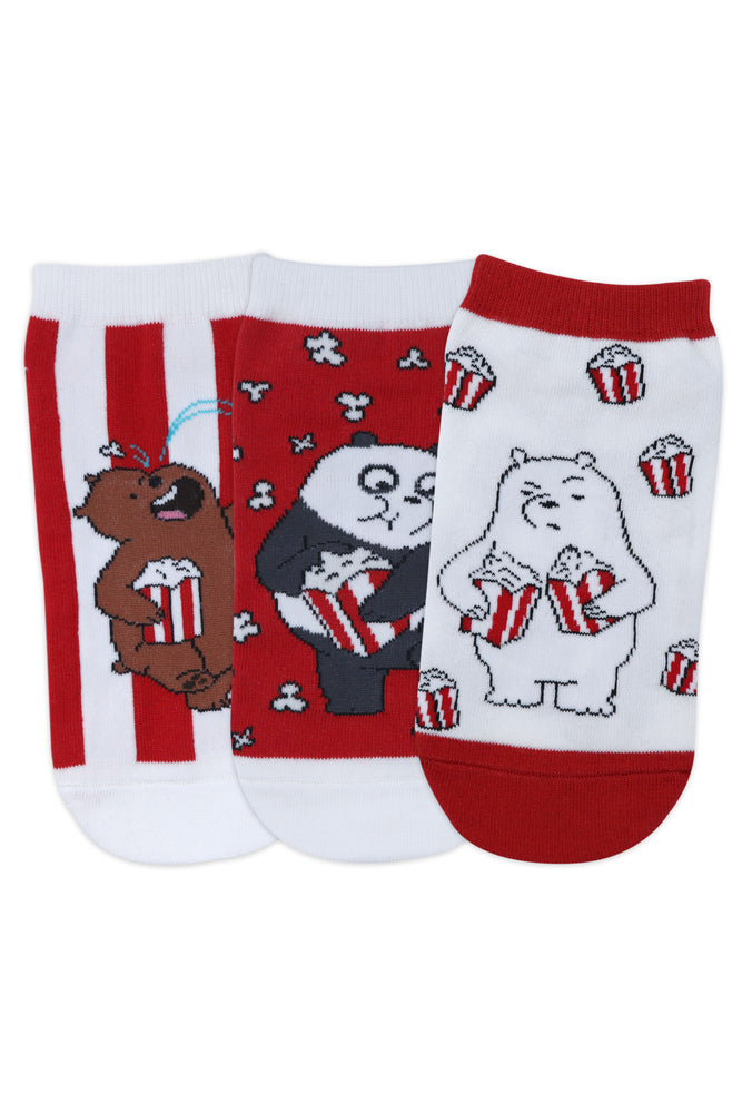 
            
                Load image into Gallery viewer, We Bare Bear Gift Pack for Women-Lowcut Socks(Pack of 3 Pairs/1U) - Balenzia
            
        