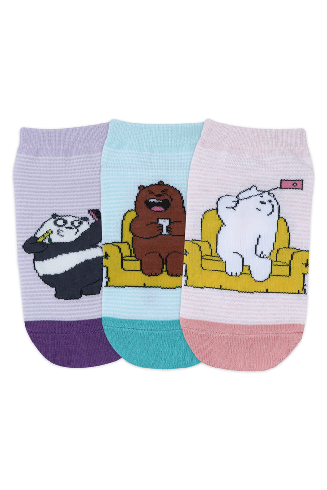 
            
                Load image into Gallery viewer, We Bare Bear Gift Pack for Women-Lowcut Socks(Pack of 3 Pairs/1U) - Balenzia
            
        
