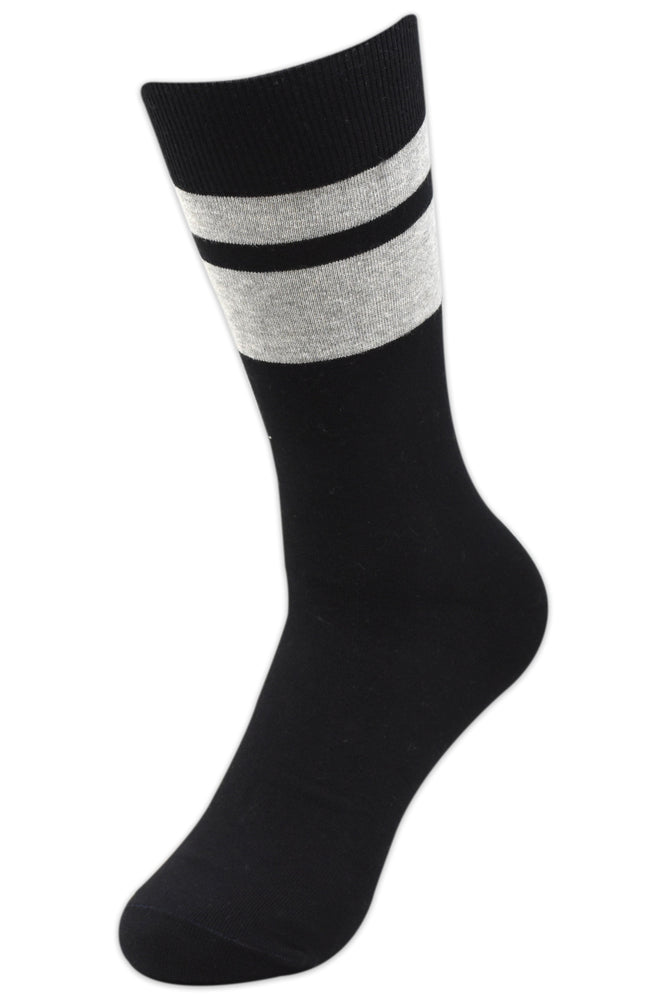 Balenzia Men's Formal Cotton Crew Socks-3 Pair Pack - Balenzia