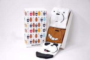 
            
                Load image into Gallery viewer, We Bare Bears By Balenzia Low Cut Socks for Kids (Pack of 3 Pairs/1U) - Balenzia
            
        