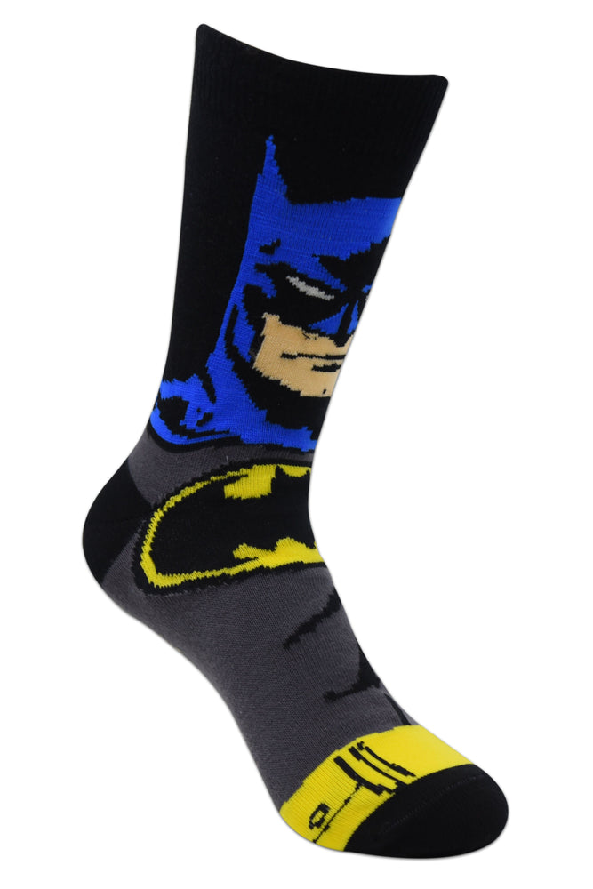 Justice League By Balenzia Crew Socks for Kids (Pack of 3 Pairs/1U)(4-6 YEARS) - Balenzia