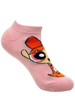 Powerpuff Girls By Balenzia Low Cut Socks for Kids (Pack of 3 Pairs/1U) - Balenzia