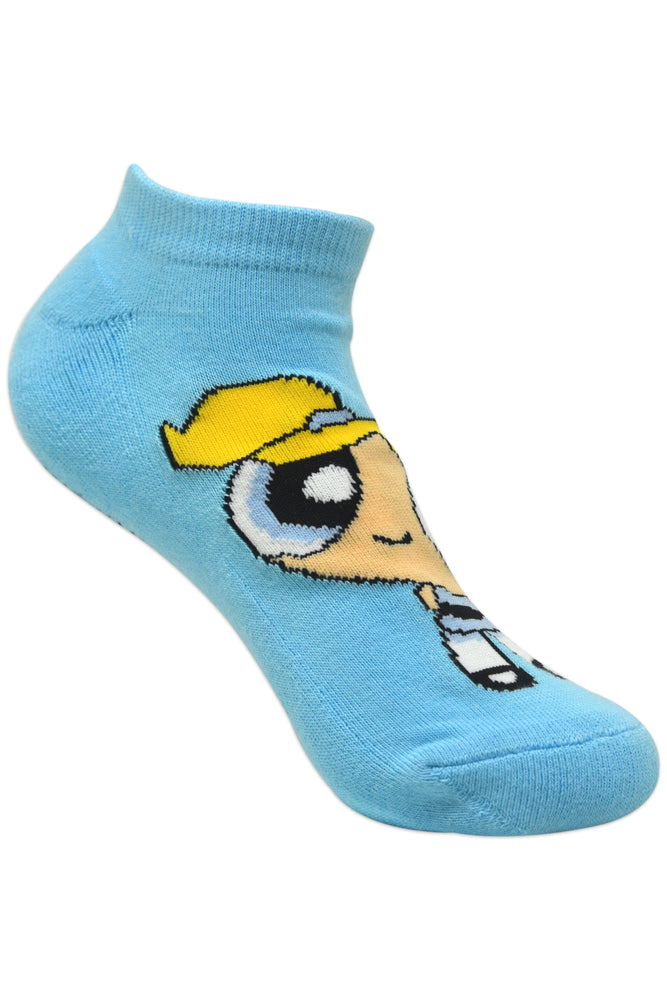 Powerpuff Girls By Balenzia Low Cut Socks for Kids (Pack of 3 Pairs/1U) - Balenzia