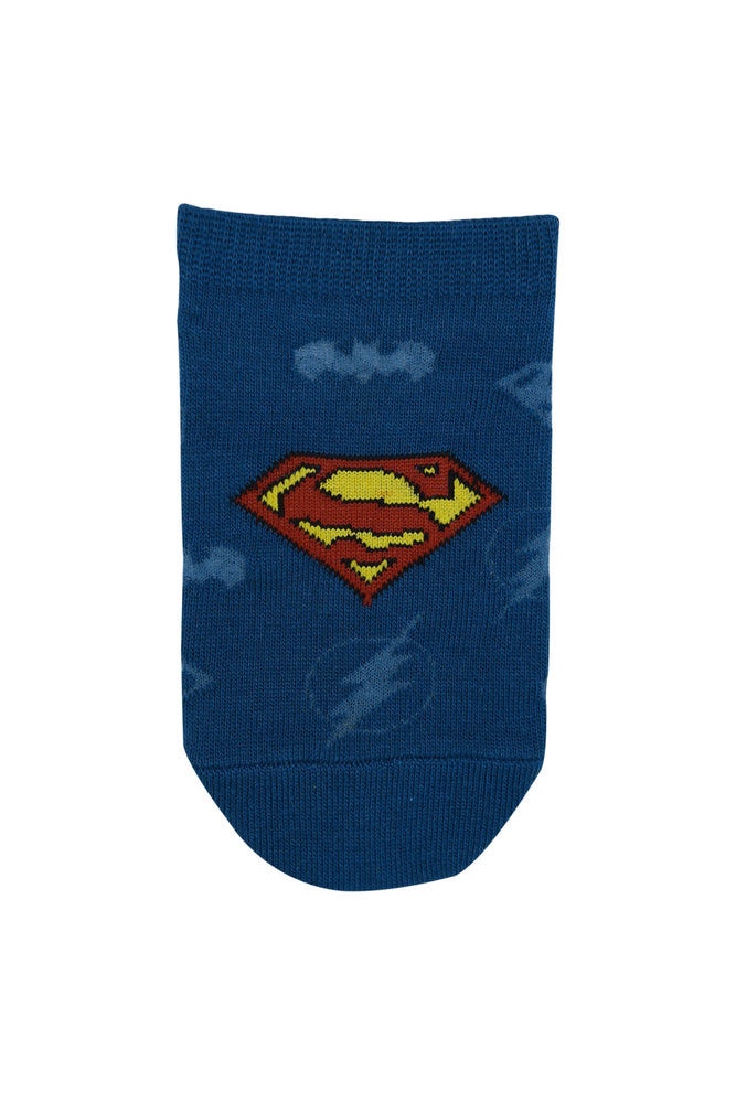 Justice League By Balenzia Low Cut Socks for Kids (Pack of 3 Pairs/1U)(2-3 YEARS) - Balenzia