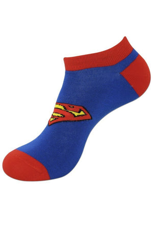 Justice League Gift Pack for Men-Superman, Batman, Flash-Lowcut Socks(Pack of 3 Pairs/1U) - Balenzia