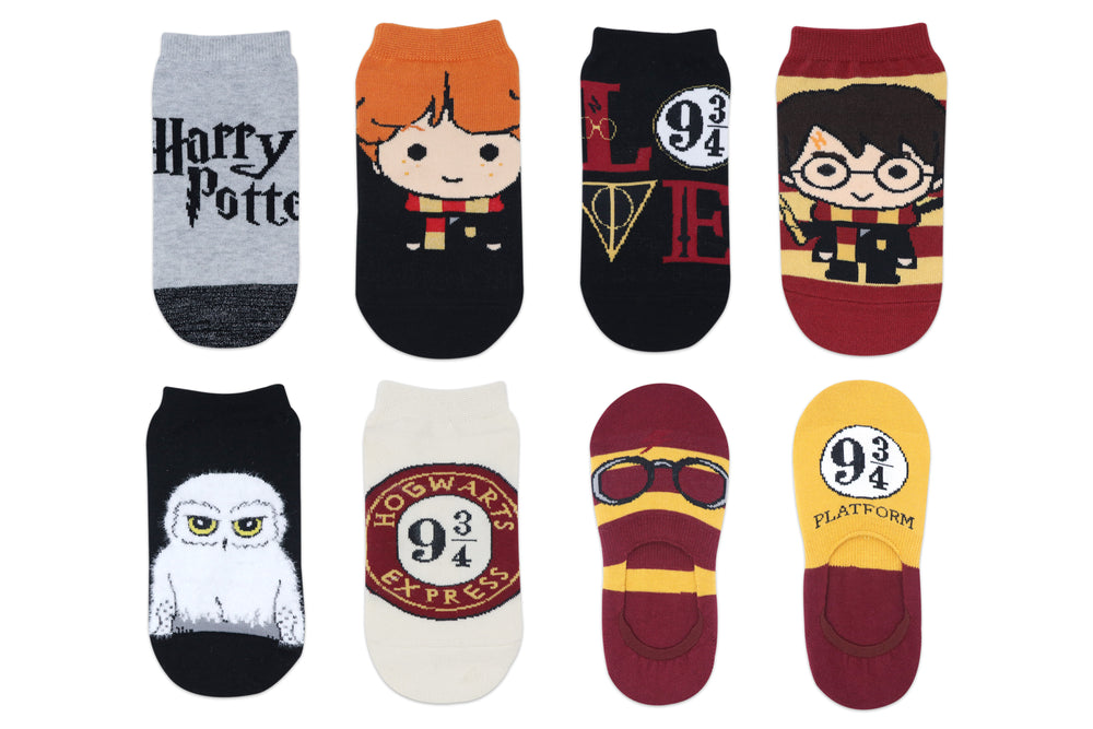 Balenzia x Harry Potter Gift Box for Women - Lowcut Socks(Pack of 8 Pairs/1U) - Balenzia