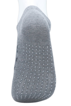 Balenzia Women Anti-Skid Yoga Combed Cotton Socks- (Pack of 2 Pair/1U) (Black,Grey) Free Size