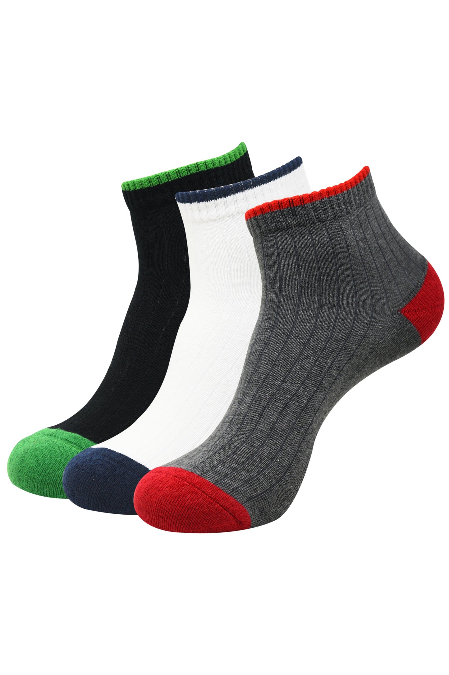 Balenzia High Ankle Socks for Men (Pack of 3 Pairs/1U)- Sports Socks - Balenzia