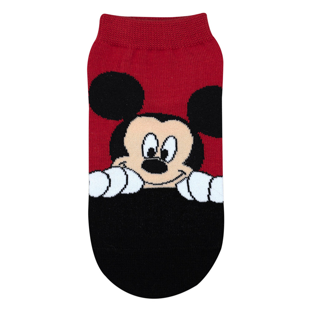 Balenzia x Disney Character Lowcut socks for Women- Mickey & Minnie (Pack of 2 Pairs/1U)(Free Size) Red, Pink - Balenzia