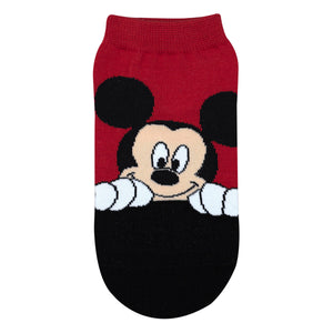 
            
                Load image into Gallery viewer, Balenzia x Disney Character Lowcut socks for Women- Mickey &amp;amp; Minnie (Pack of 2 Pairs/1U)(Free Size) Red, Pink - Balenzia
            
        