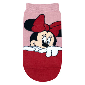 
            
                Load image into Gallery viewer, Balenzia x Disney Character Lowcut socks for Women- Mickey &amp;amp; Minnie (Pack of 2 Pairs/1U)(Free Size) Red, Pink - Balenzia
            
        