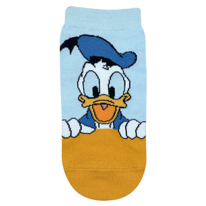 Balenzia x Disney Character Lowcut socks for Women- Donald & Daisy (Pack of 2 Pairs/1U)(Free Size) Blue, Pink - Balenzia