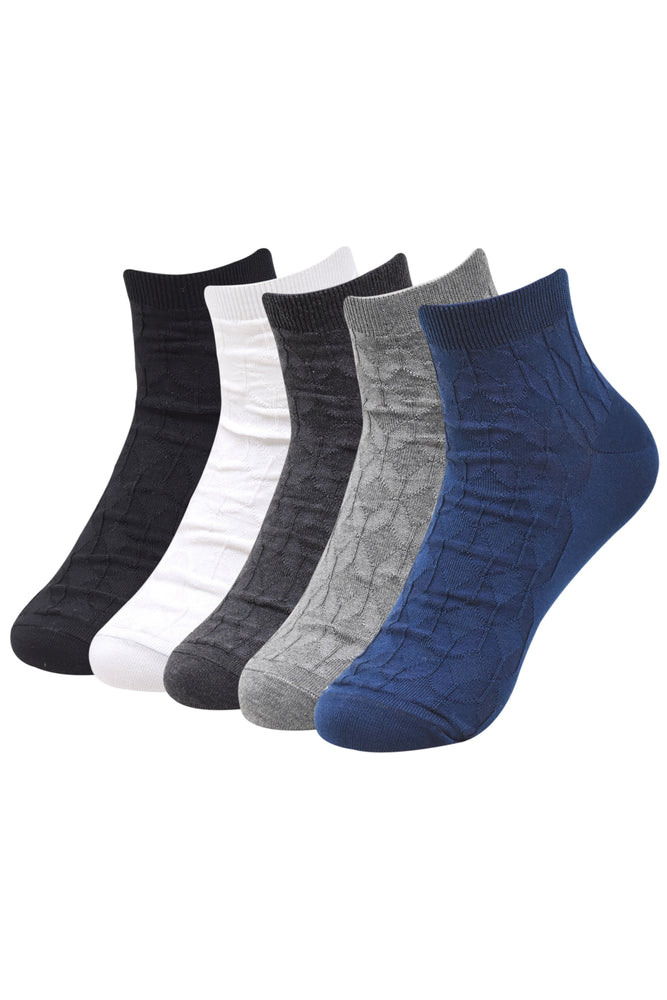 Balenzia Men's Cotton Ankle Socks-(Pack of 3 Pairs/1U) - Balenzia