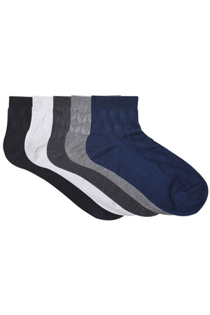 Balenzia Men's Cotton Ankle Socks-(Pack of 3 Pairs/1U) - Balenzia