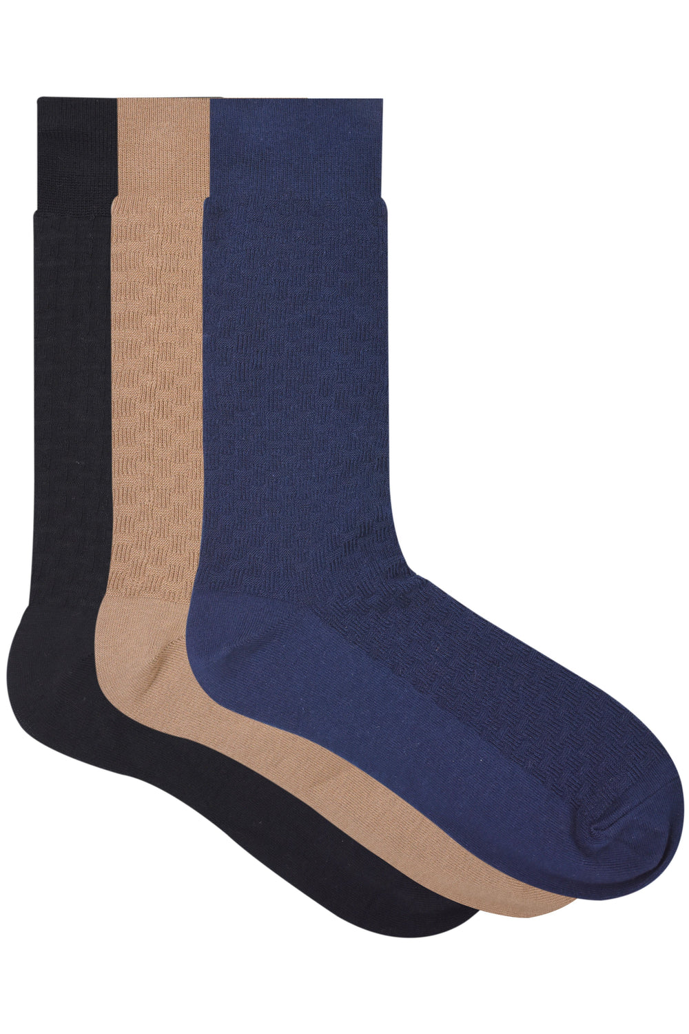 Balenzia Men's Cotton Crew Socks-(Pack of 3 Pairs/1U) - Balenzia