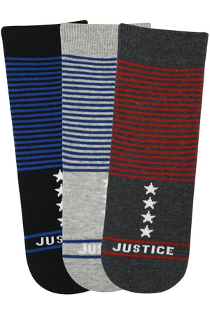 Justice League By Balenzia Crew Socks for Kids (Pack of 3 Pairs/1U) - Balenzia