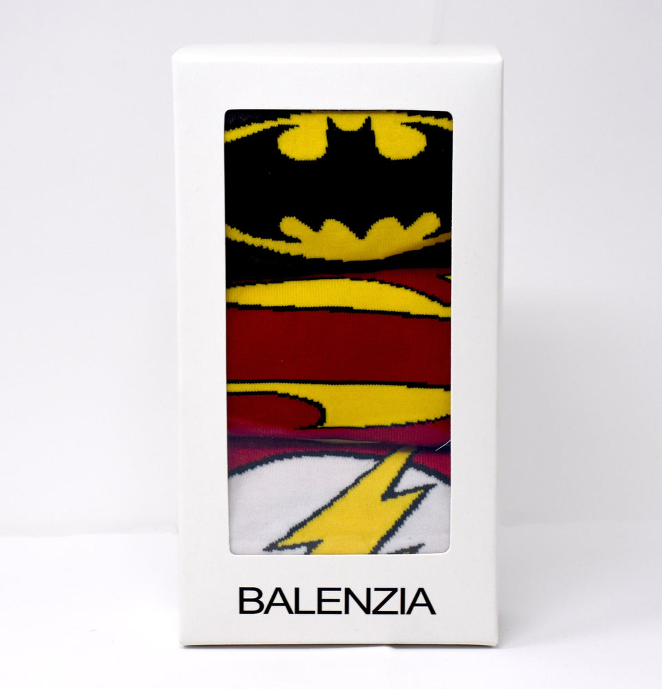 Justice League By Balenzia Low Cut Socks For Men (Pack Of 3 Pairs/1U) - Balenzia