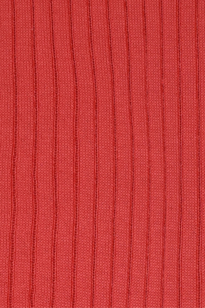 Balenzia Premium Mercerised Crew Rib Socks For Men- (Pack of 1 Pair/1U)(Red) - Balenzia
