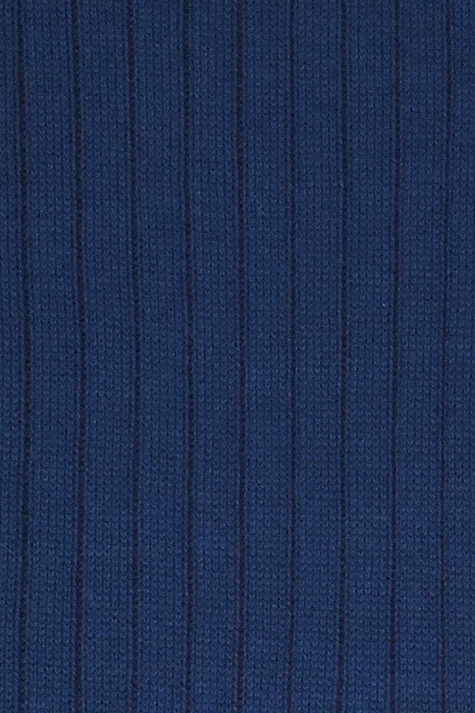 
            
                Load image into Gallery viewer, Balenzia Premium Mercerised Crew Rib Socks For Men- (Pack of 1 Pair/1U)(Navy) - Balenzia
            
        